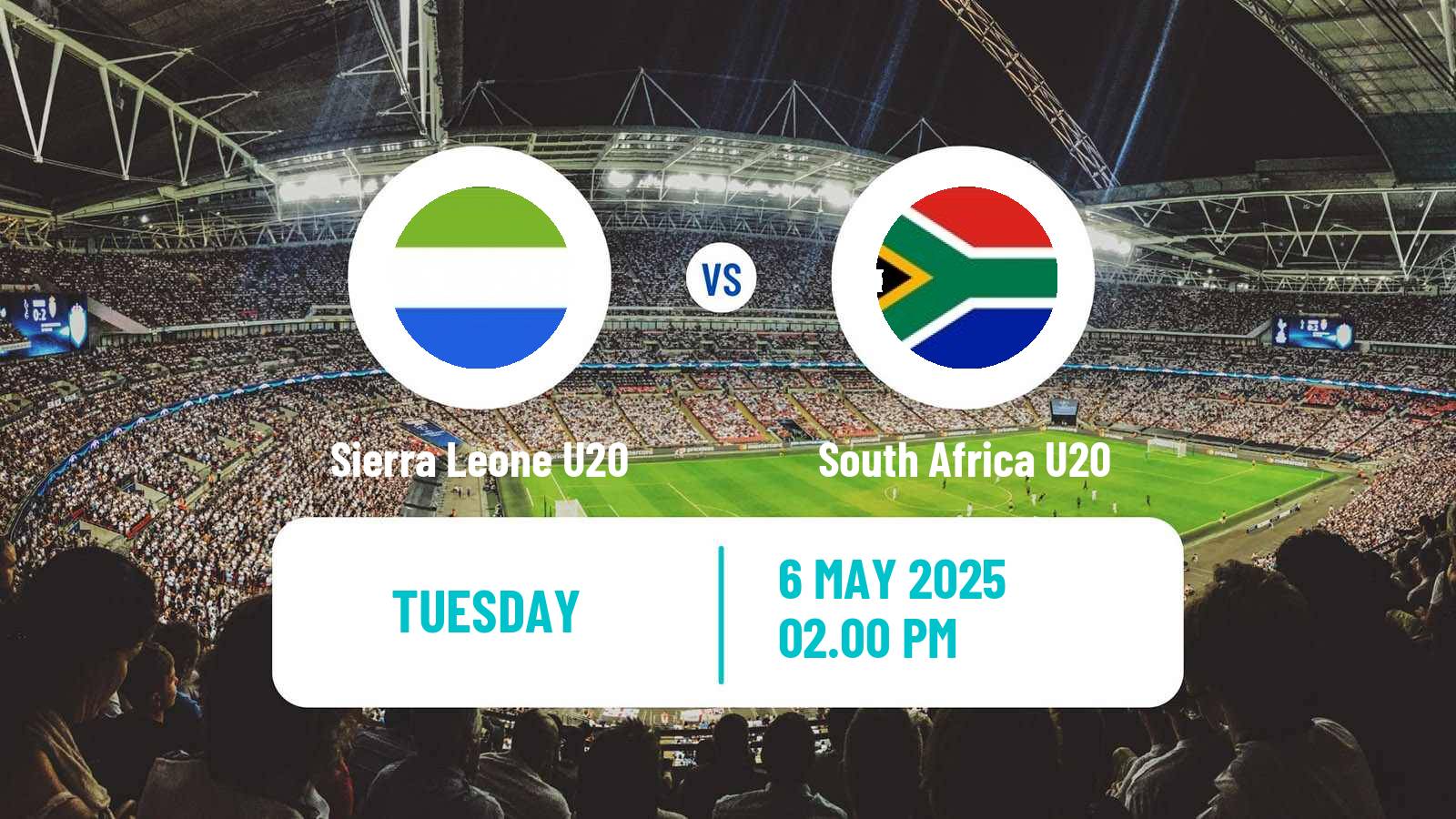 Soccer Africa Cup of Nations U20 Sierra Leone U20 - South Africa U20
