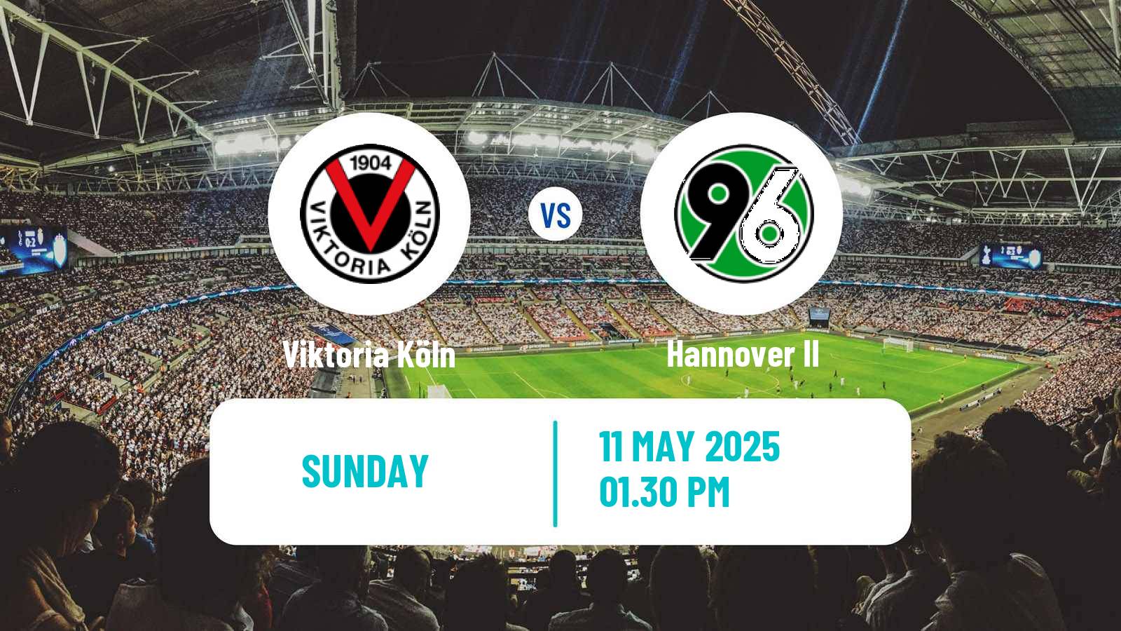 Soccer German 3 Bundesliga Viktoria Köln - Hannover II