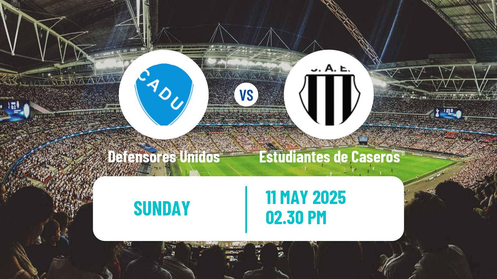 Soccer Argentinian Primera Nacional Defensores Unidos - Estudiantes de Caseros