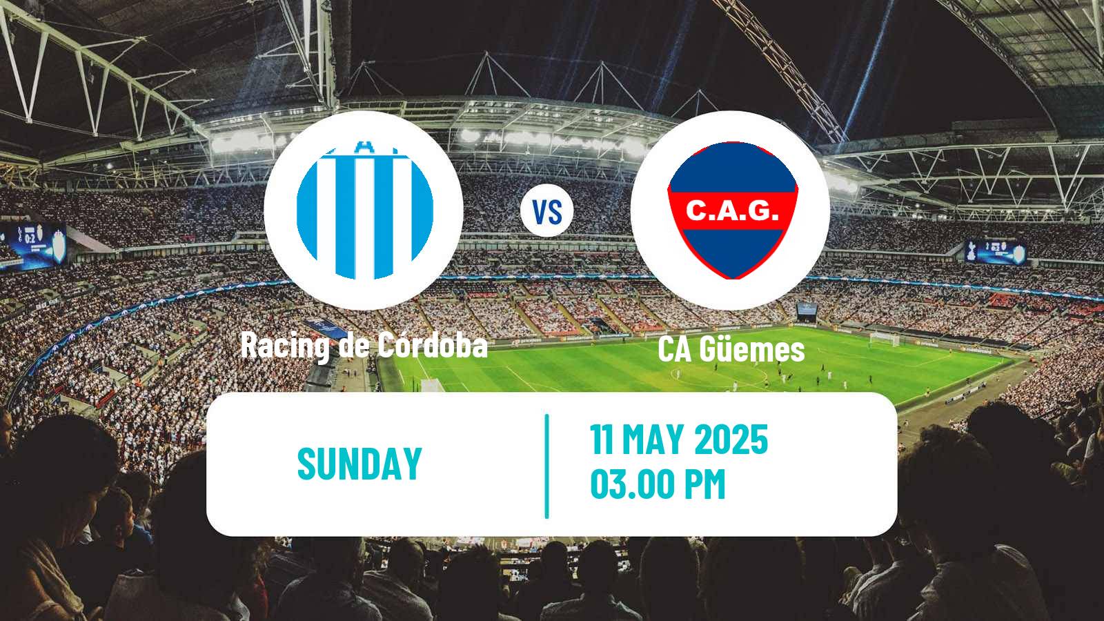Soccer Argentinian Primera Nacional Racing de Córdoba - Güemes