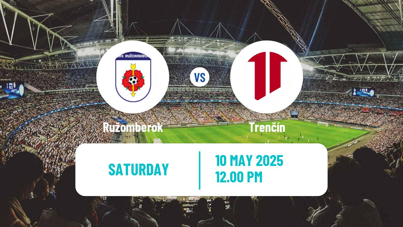 Soccer Slovak Superliga Ružomberok - Trenčín