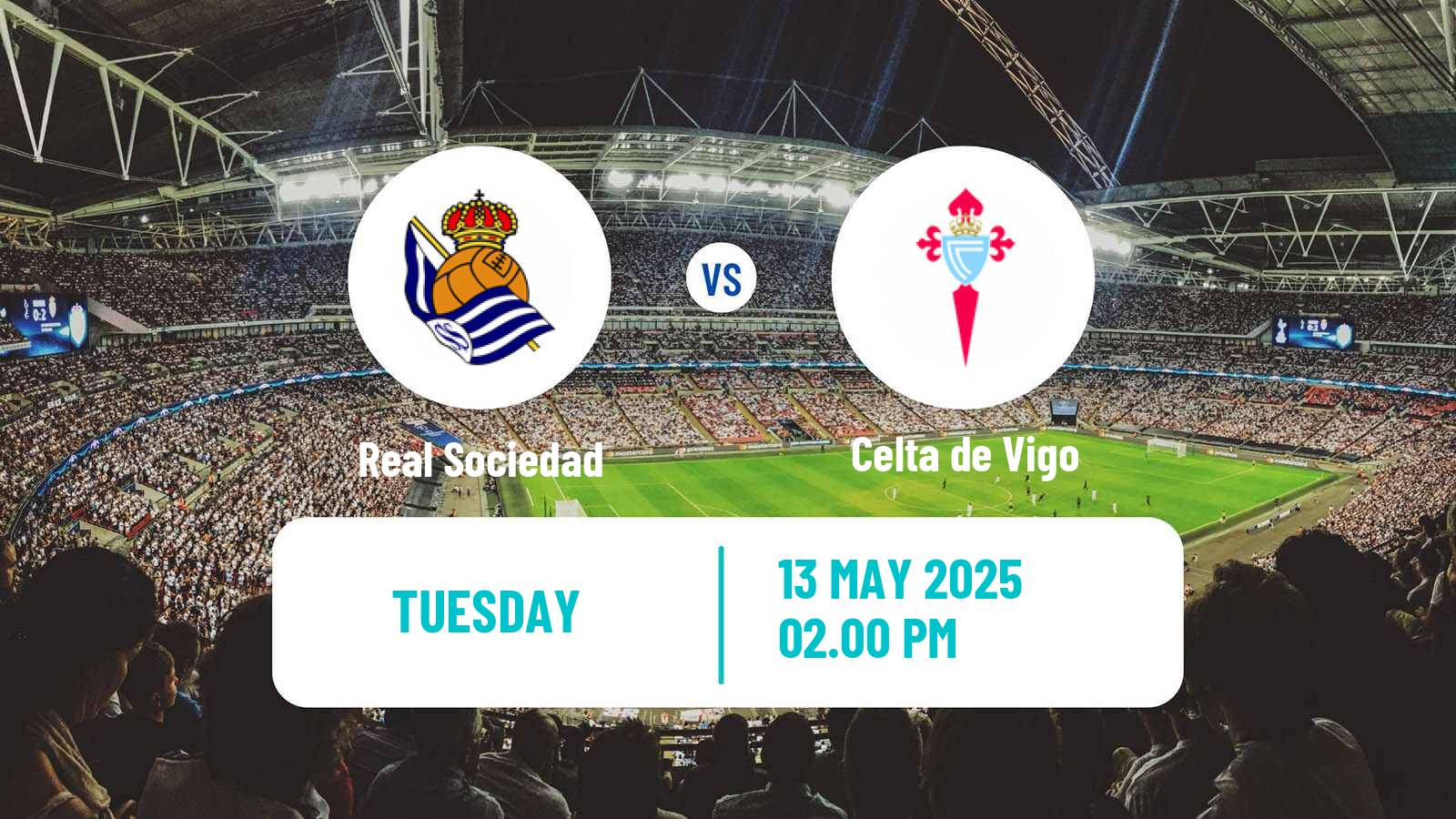 Soccer Spanish LaLiga Real Sociedad - Celta de Vigo