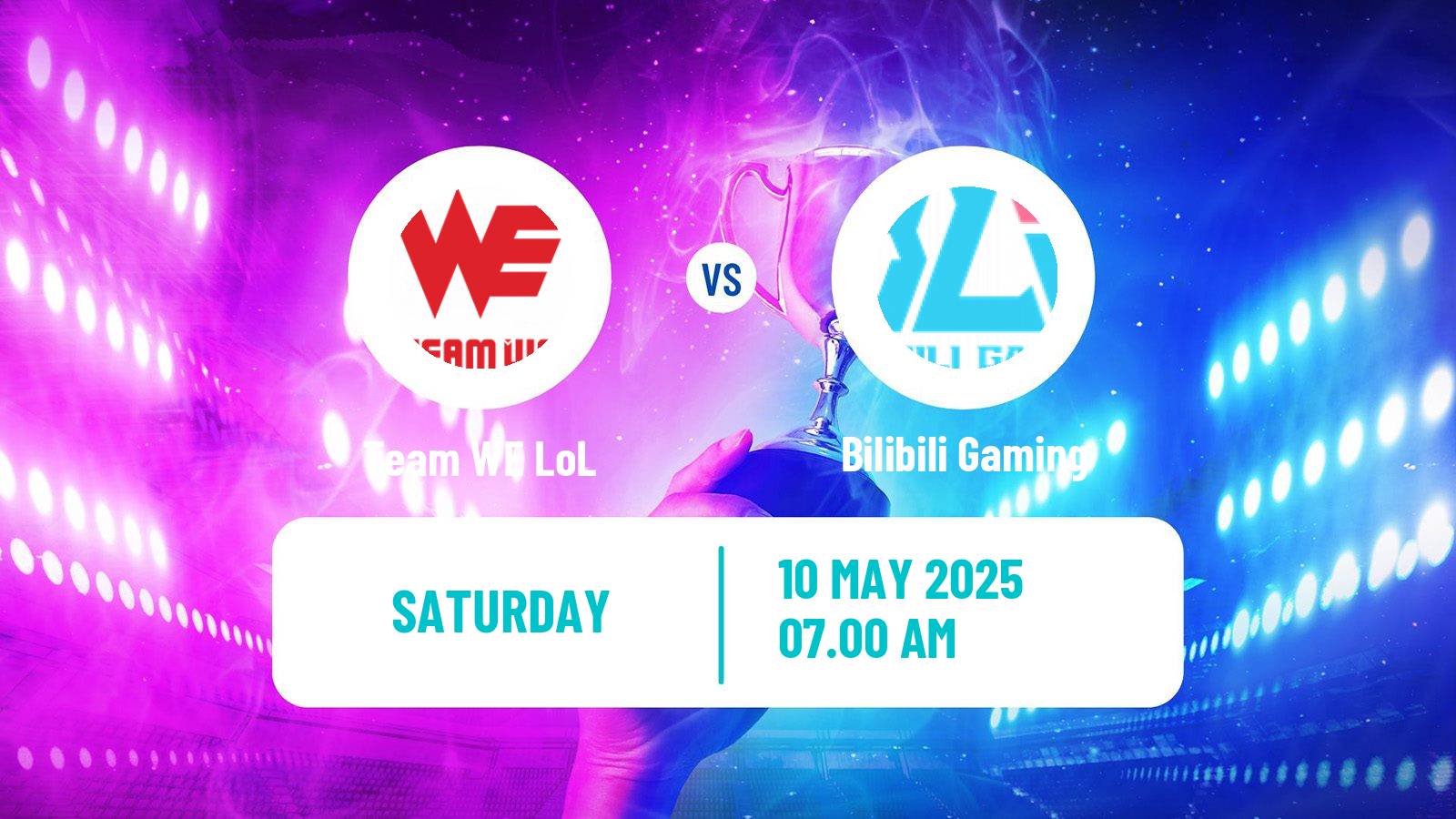 Esports League Of Legends Lpl Team WE - Bilibili Gaming
