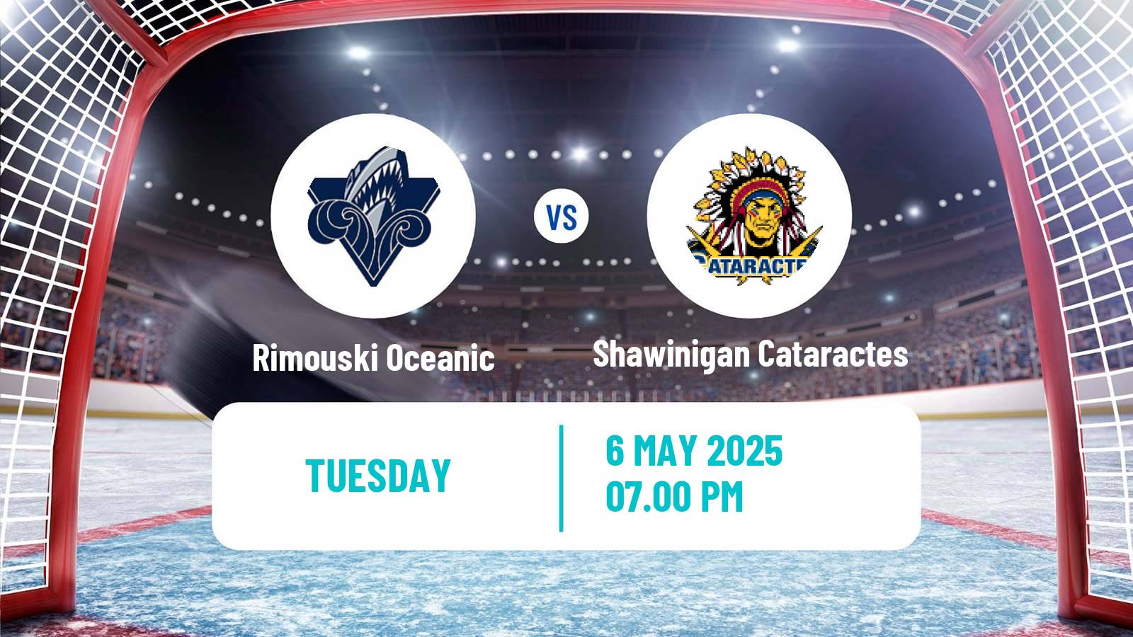 Hockey QMJHL Rimouski Oceanic - Shawinigan Cataractes