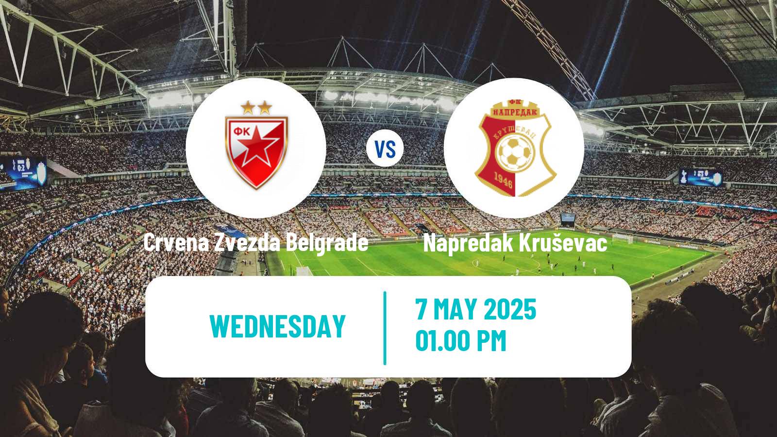Soccer Serbian Cup Crvena Zvezda Belgrade - Napredak Kruševac