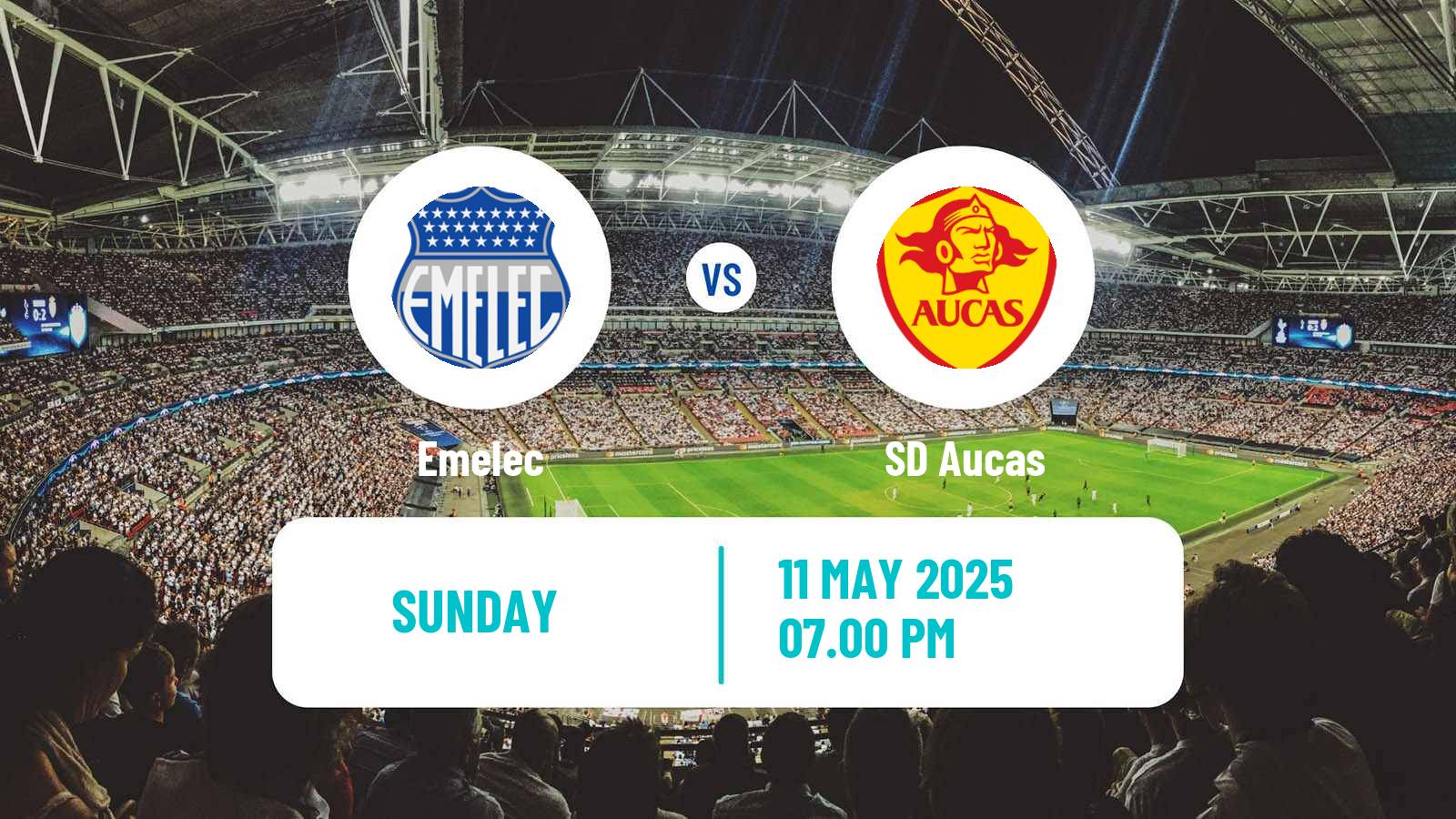 Soccer Ecuadorian Liga Pro Emelec - SD Aucas