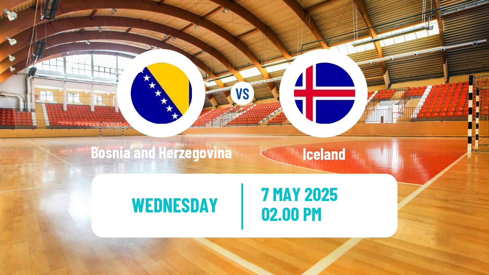 Handball Handball European Championship Bosnia and Herzegovina - Iceland