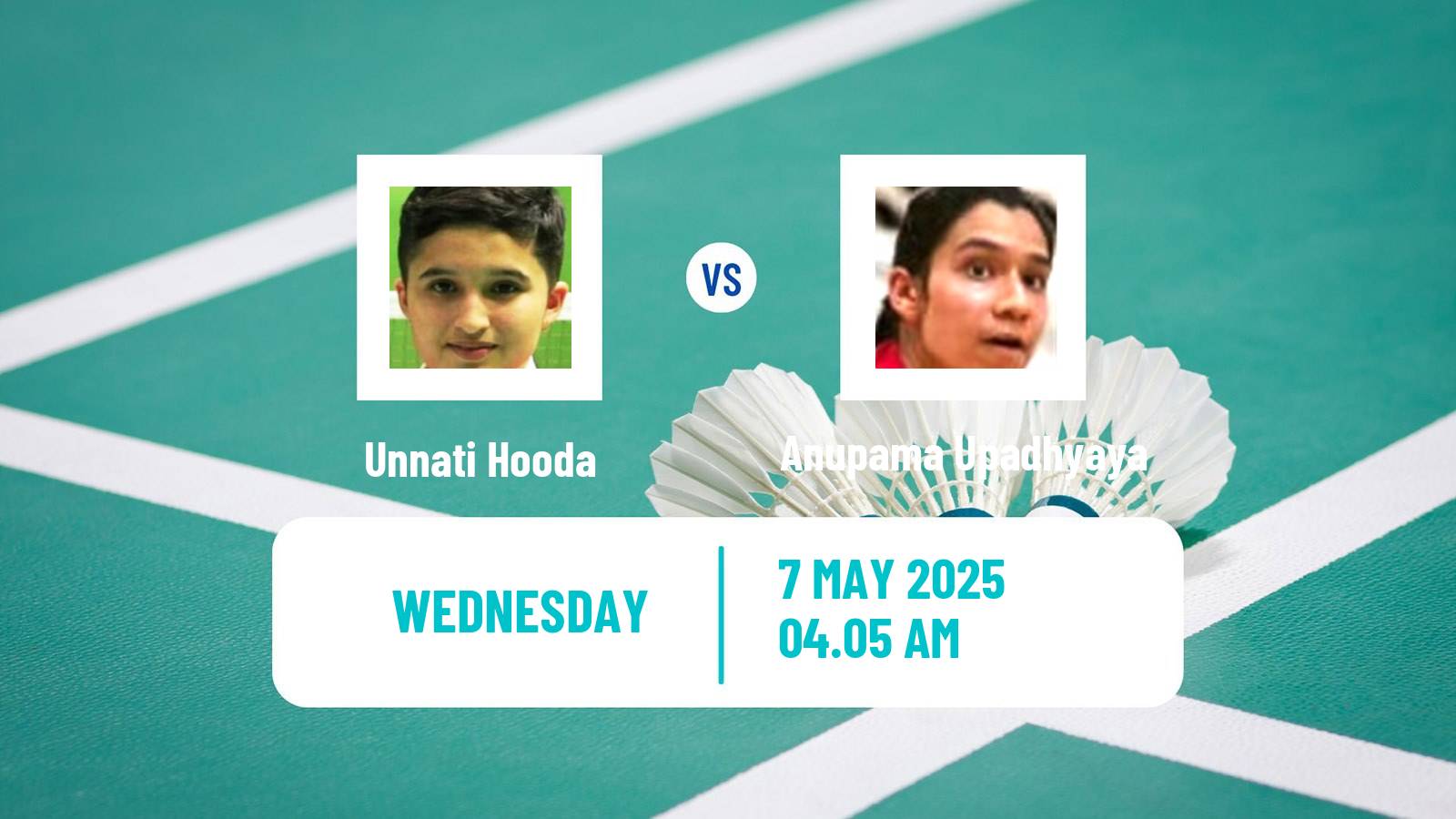 Badminton BWF World Tour Taipei Open Women Unnati Hooda - Anupama Upadhyaya