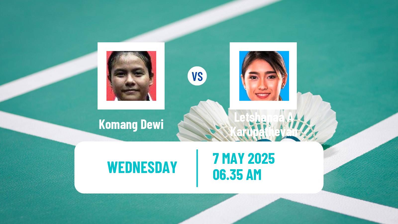 Badminton BWF World Tour Taipei Open Women Komang Dewi - Letshanaa A Karupathevan