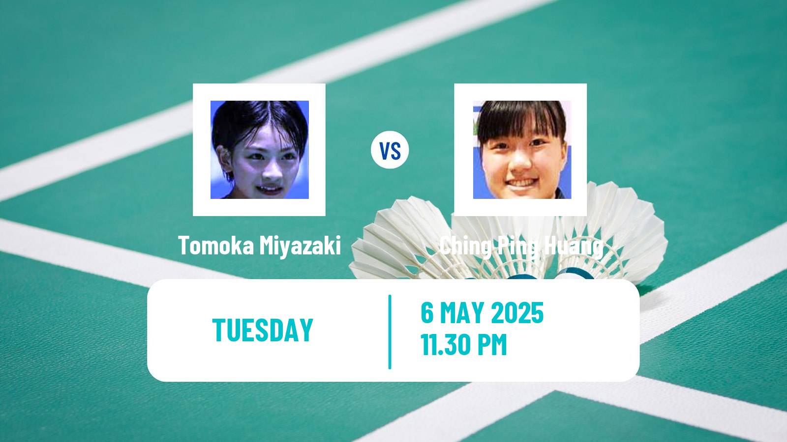 Badminton BWF World Tour Taipei Open Women Tomoka Miyazaki - Ching Ping Huang