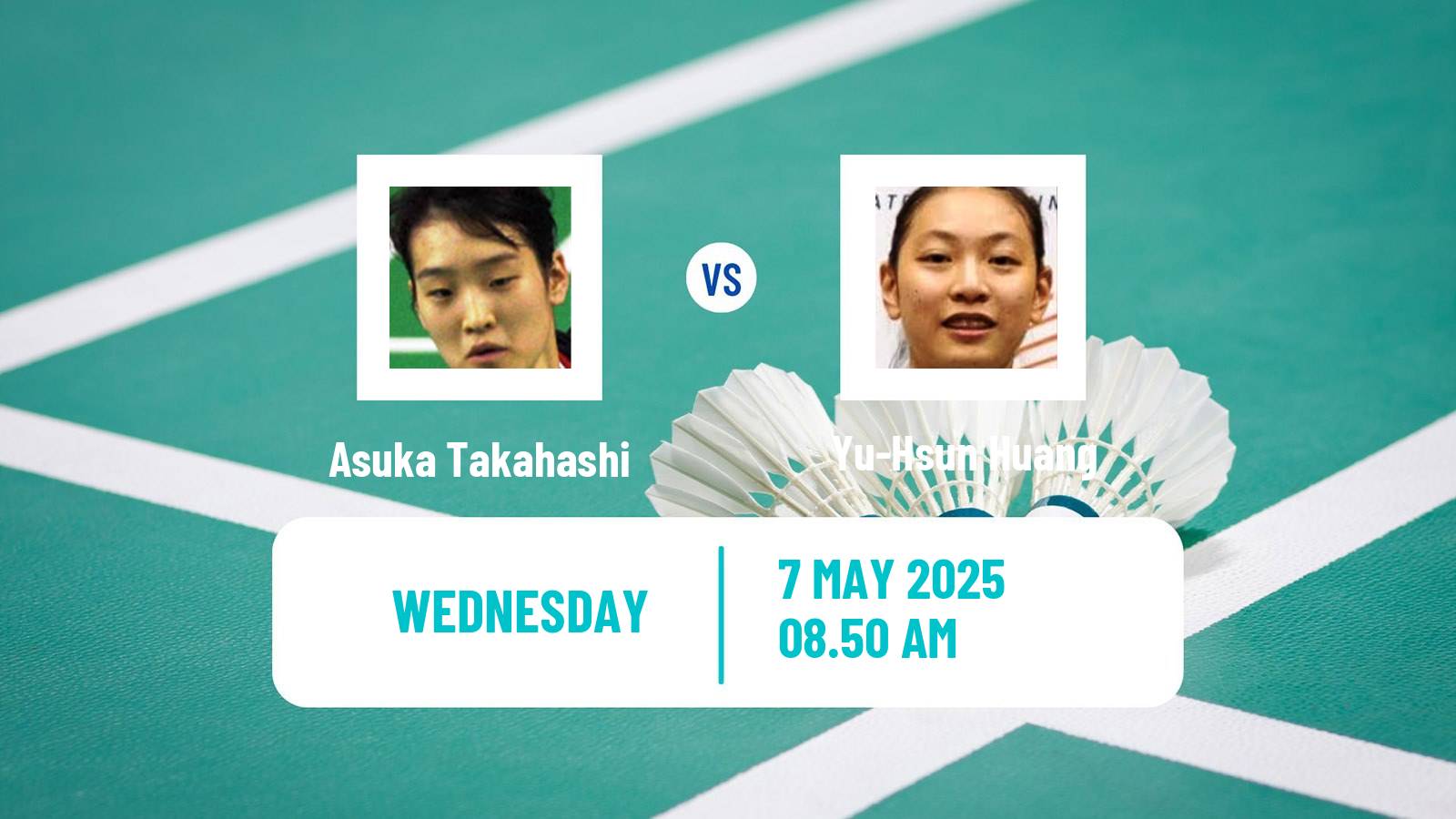 Badminton BWF World Tour Taipei Open Women Asuka Takahashi - Yu-Hsun Huang