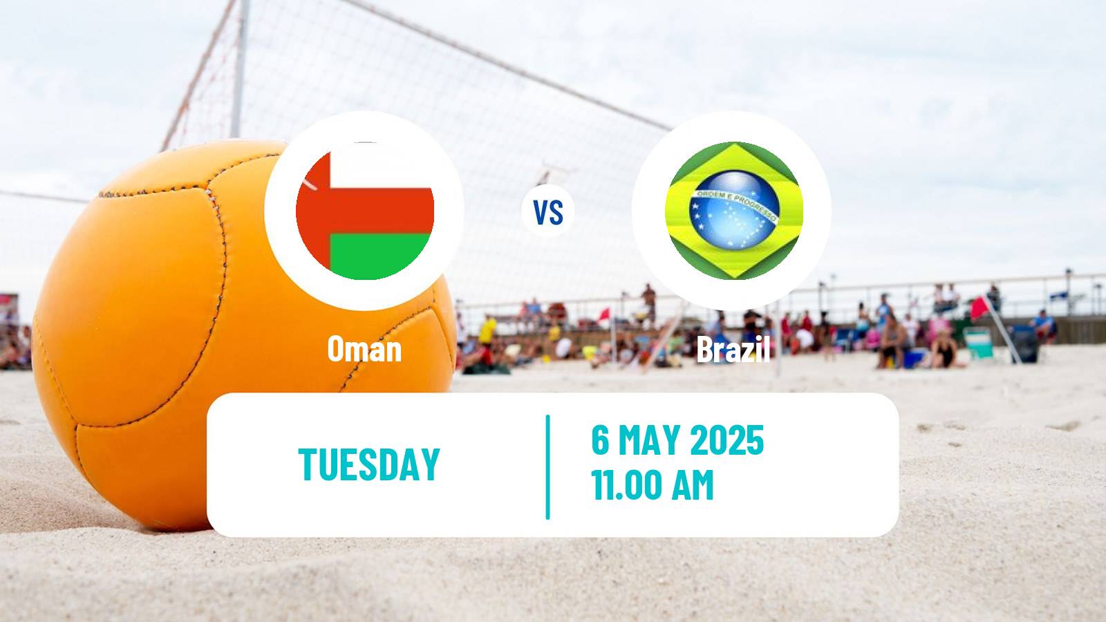 Beach soccer World Cup Oman - Brazil