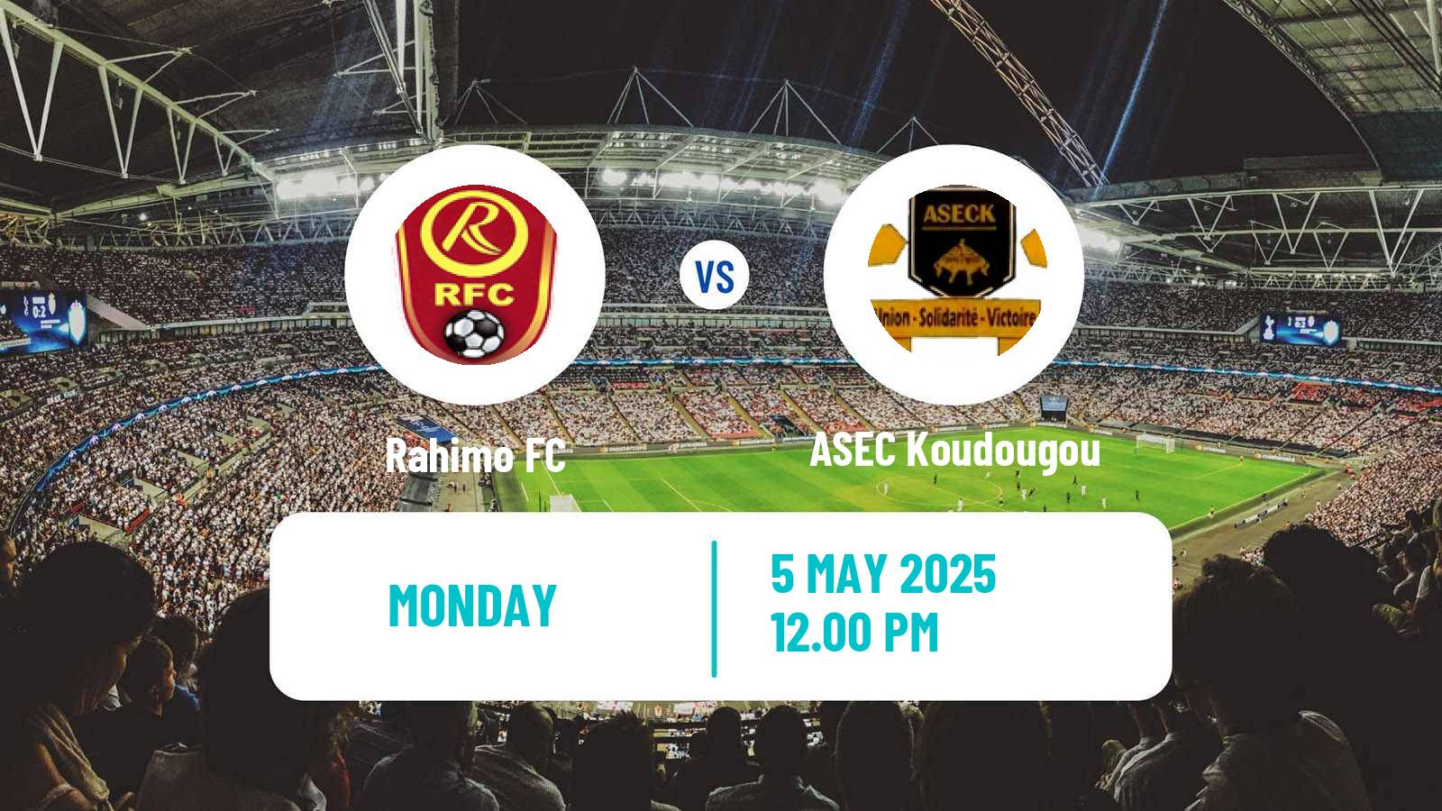Soccer Burkina Faso Premier League Rahimo - ASEC Koudougou