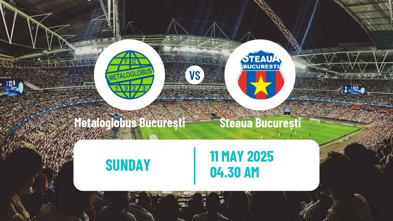 Soccer Romanian Division 2 Metaloglobus Bucureşti - Steaua București