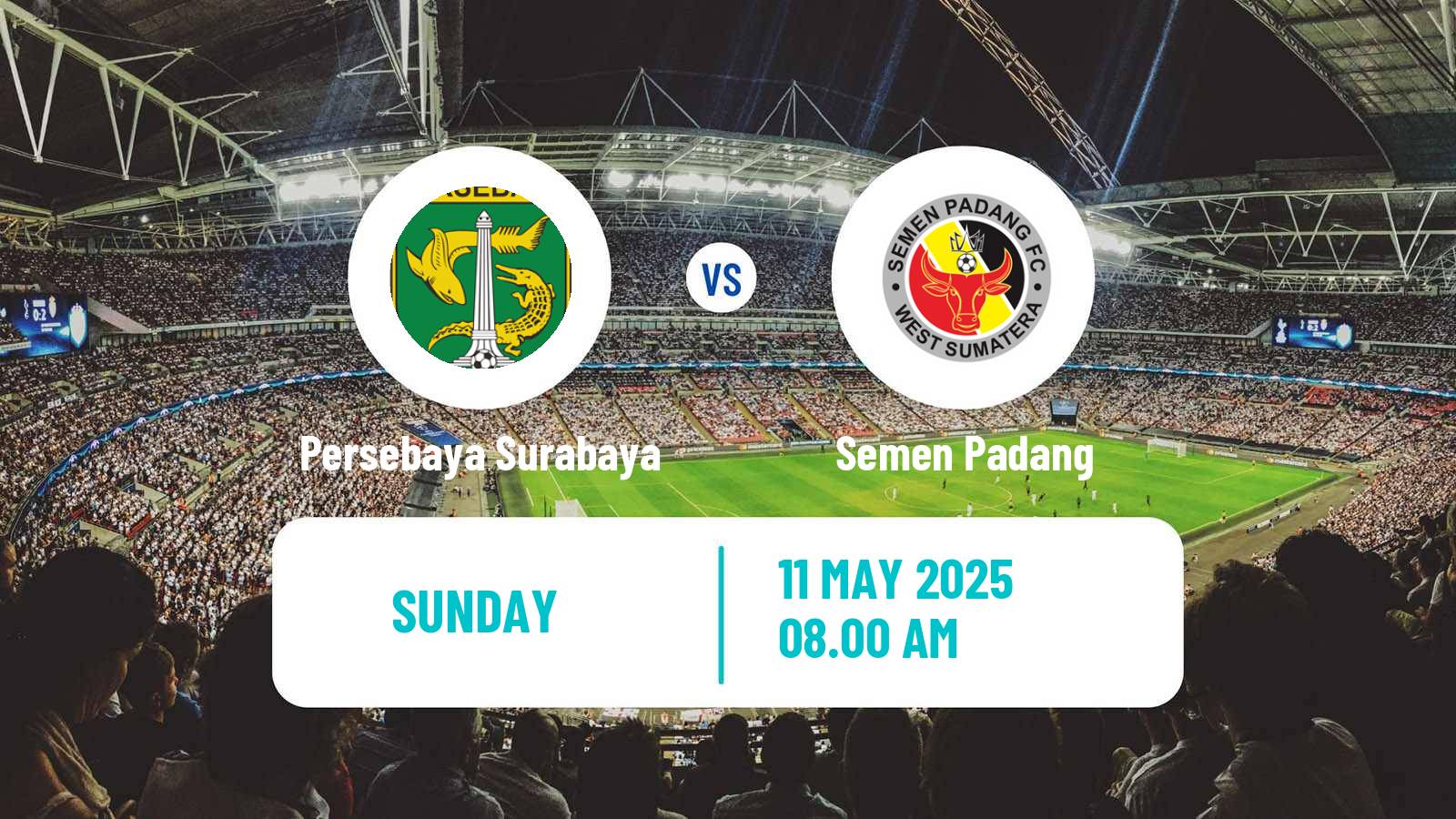 Soccer Indonesian Liga 1 Persebaya Surabaya - Semen Padang