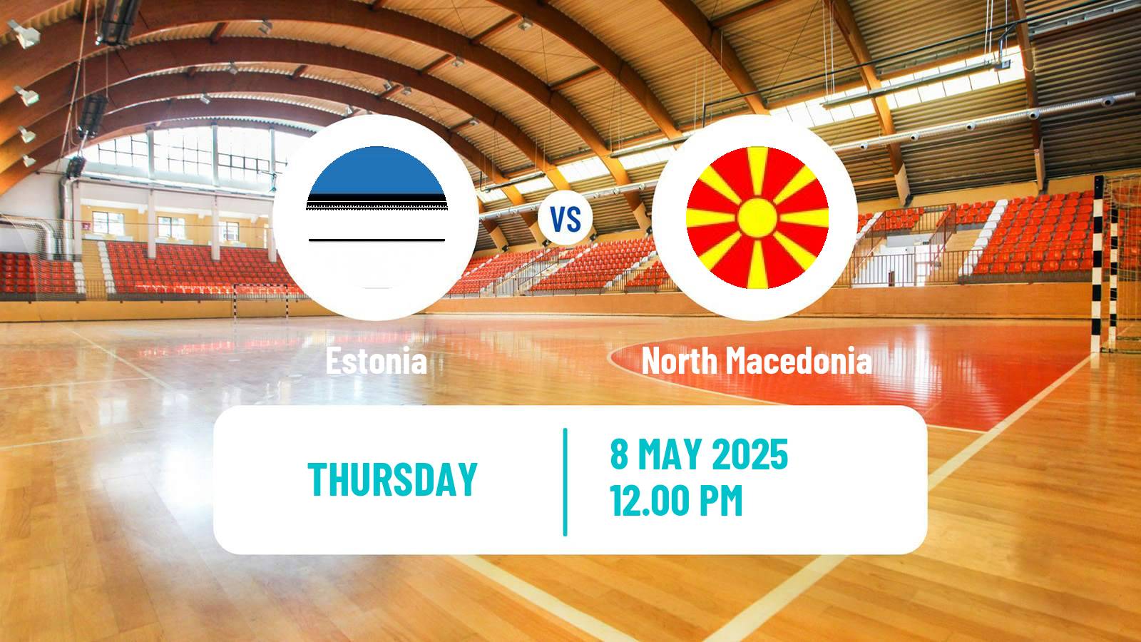 Handball Handball European Championship Estonia - North Macedonia