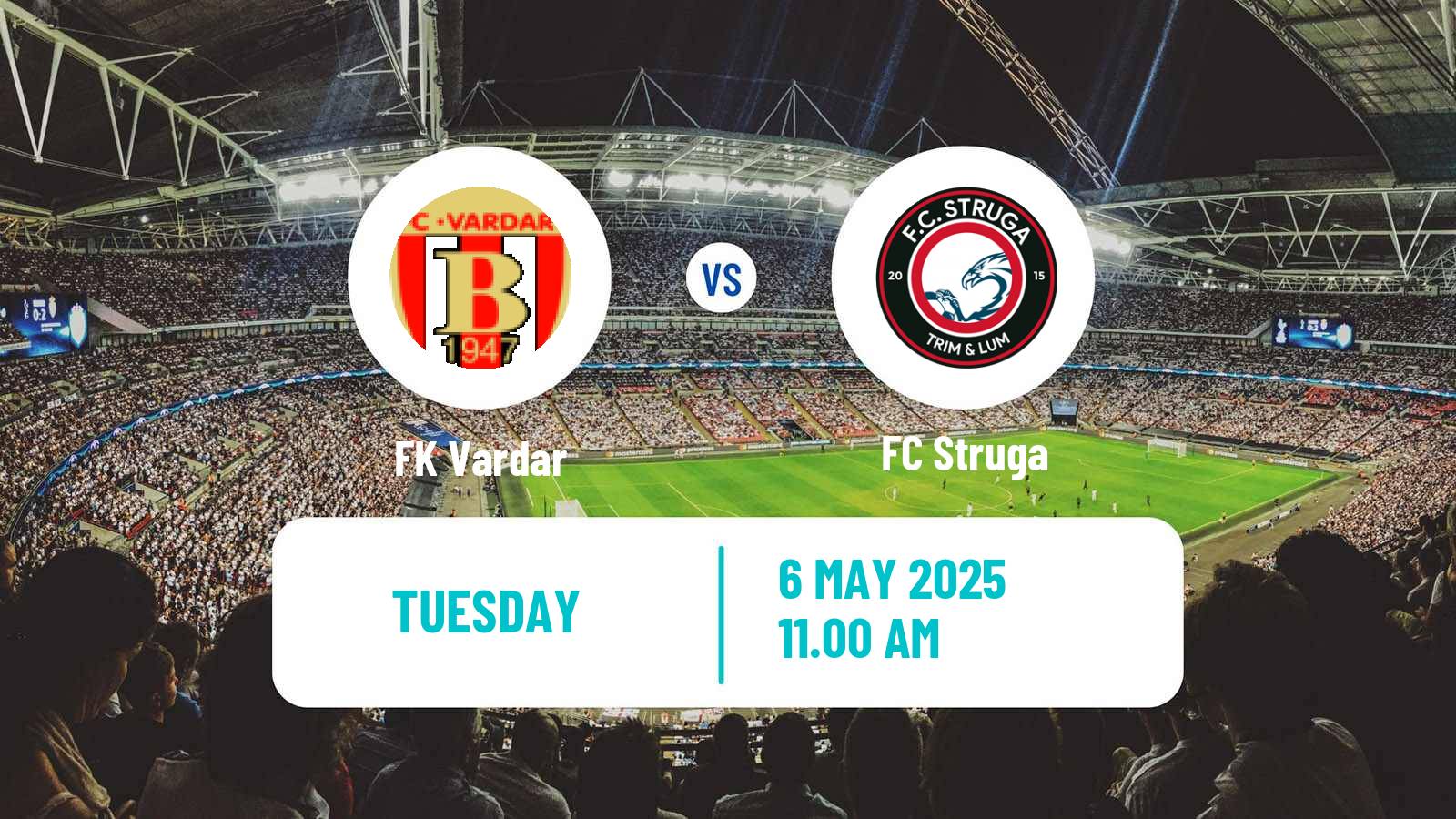 Soccer North Macedonian 1 MFL Vardar - Struga