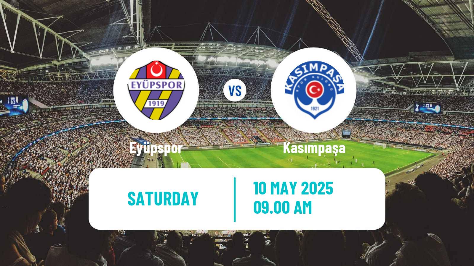 Soccer Turkish Super League Eyüpspor - Kasımpaşa