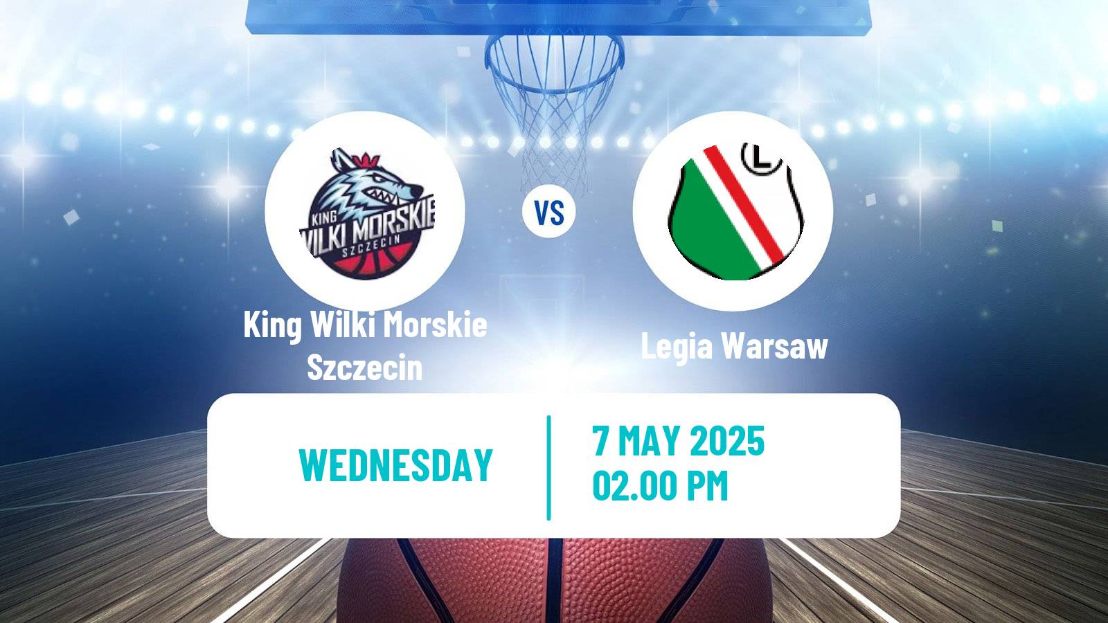 Basketball Polish Basket Liga King Wilki Morskie Szczecin - Legia Warsaw