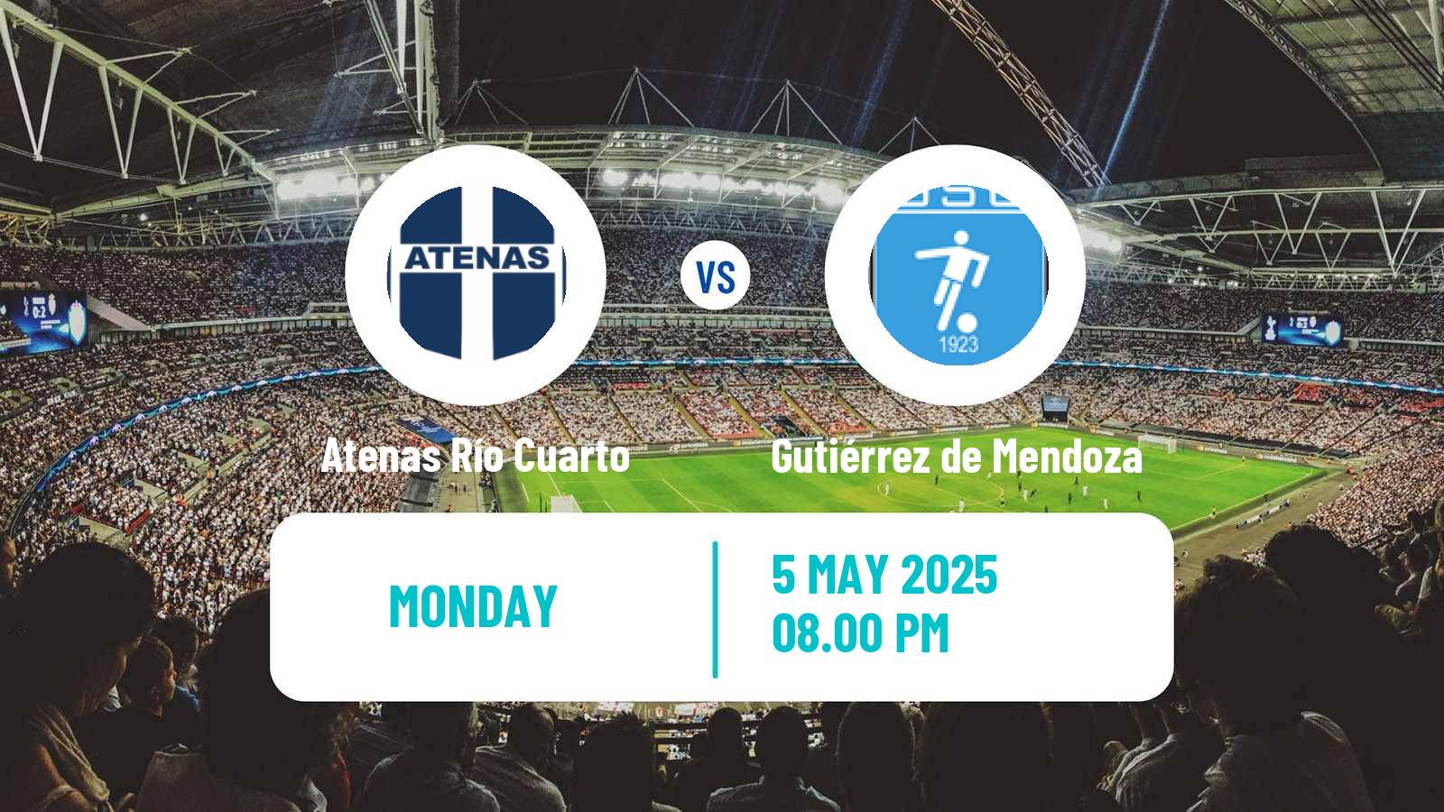 Soccer Argentinian Torneo Federal Atenas Río Cuarto - Gutiérrez de Mendoza
