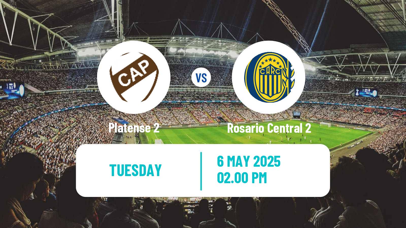 Soccer Argentinian Reserve League Platense 2 - Rosario Central 2