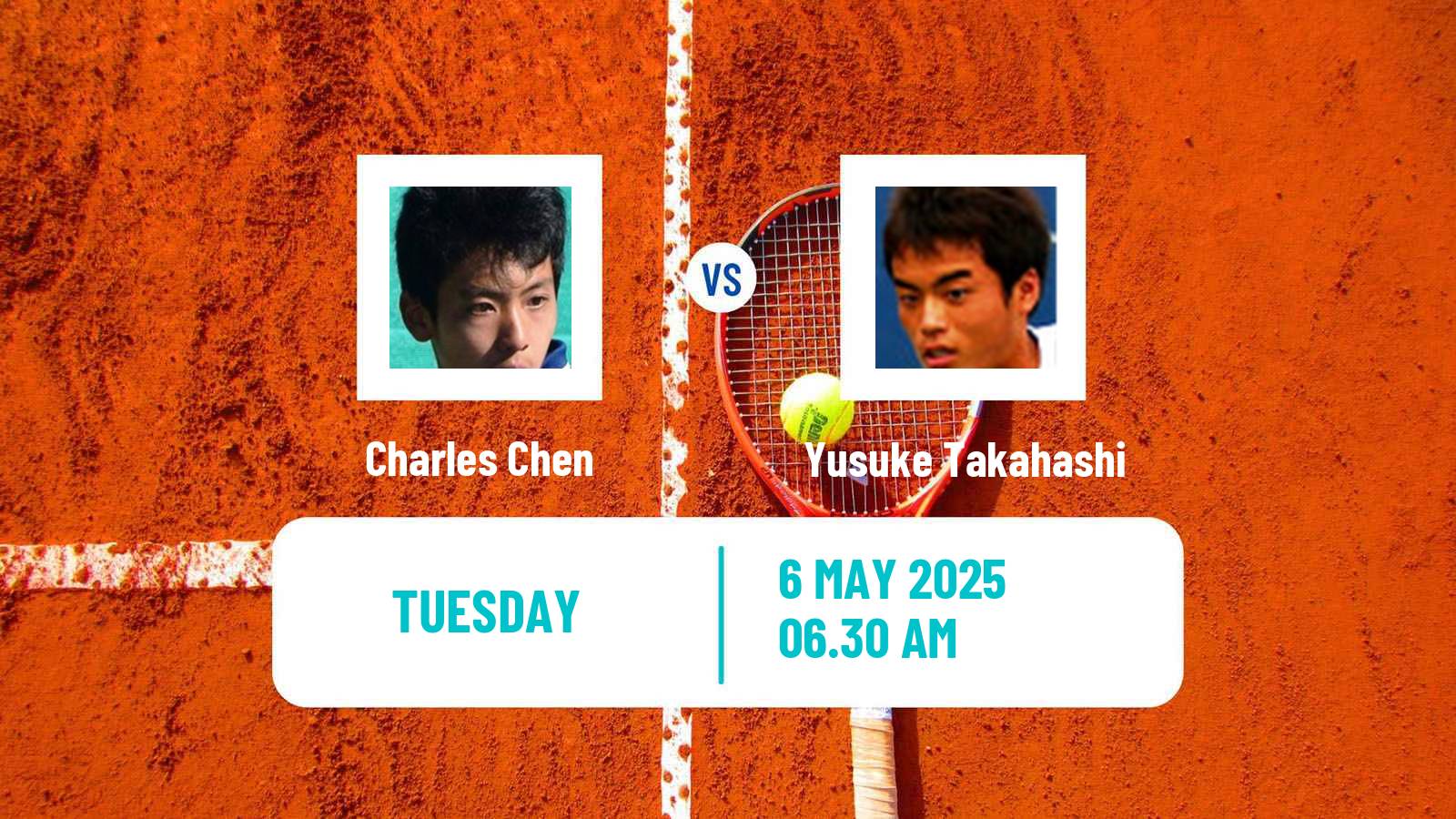 Tennis Wuxi Challenger Men Charles Chen - Yusuke Takahashi