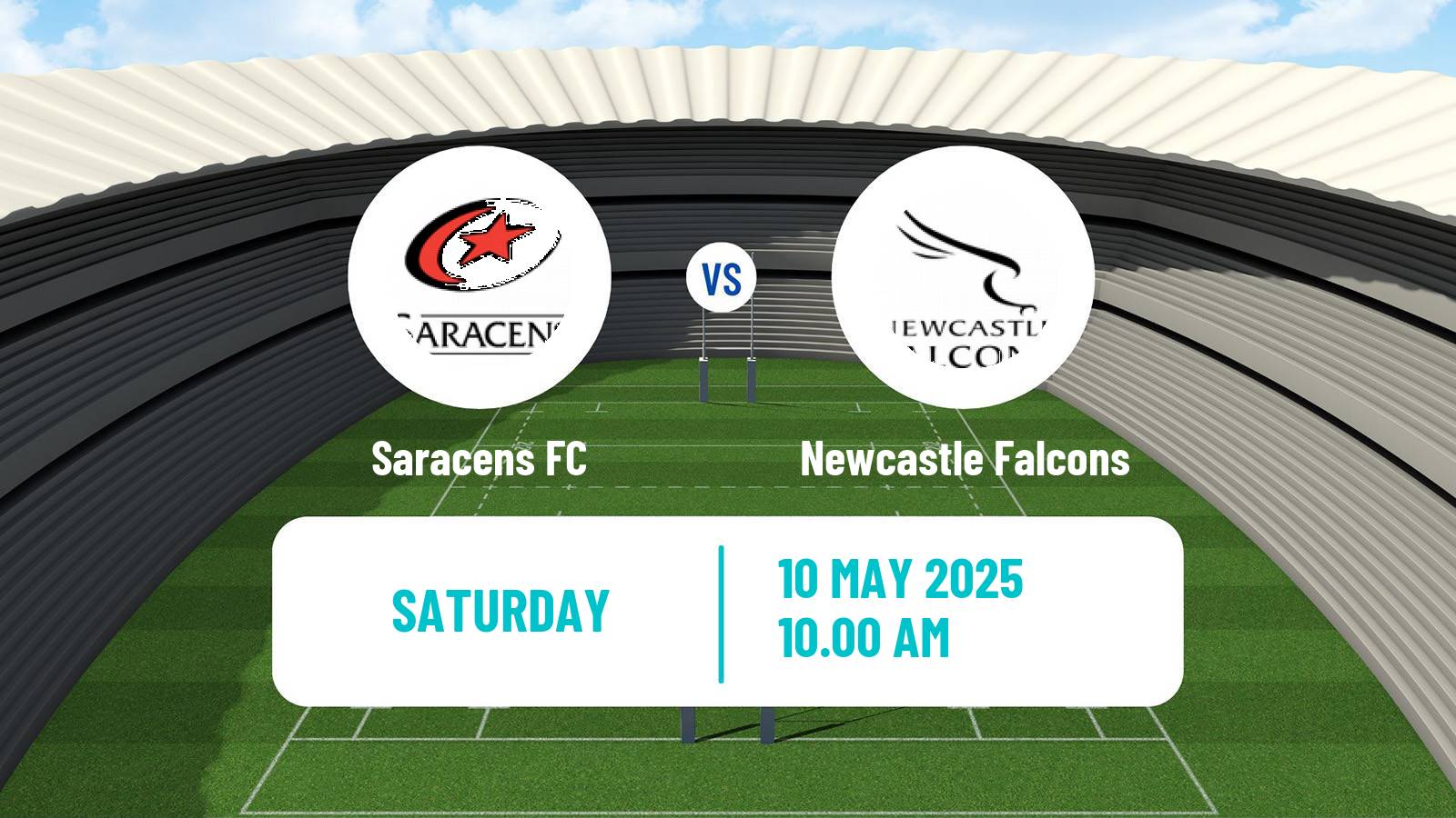 Rugby union English Premiership Rugby Saracens - Newcastle Falcons