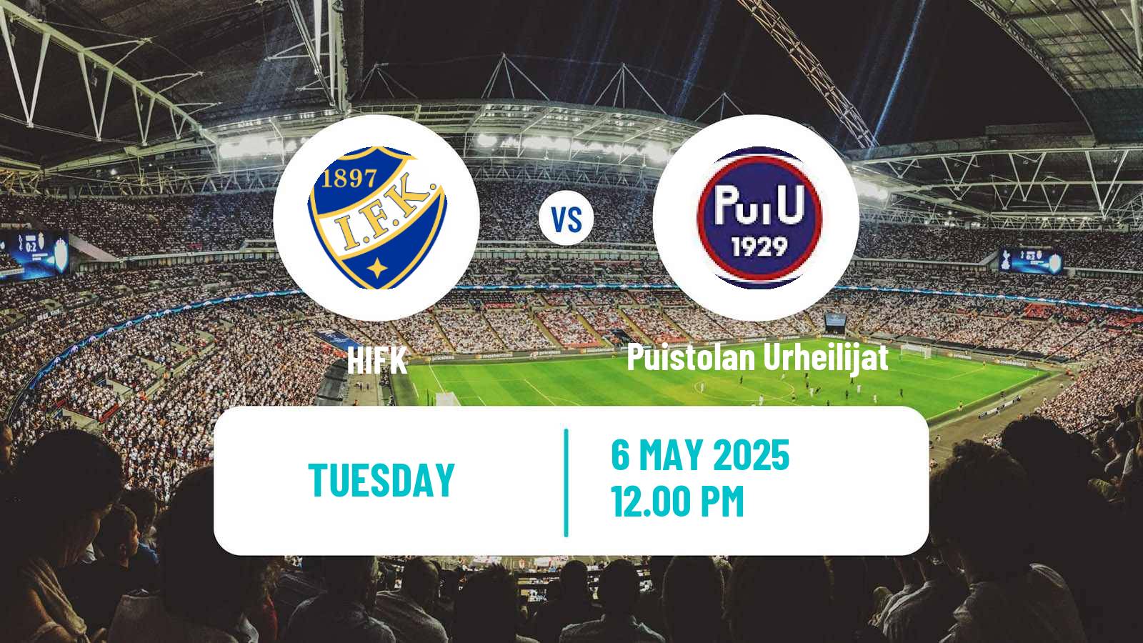 Soccer Finnish Cup HIFK - Puistolan Urheilijat