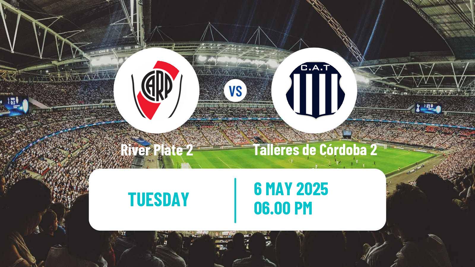 Soccer Argentinian Reserve League River Plate 2 - Talleres de Córdoba 2