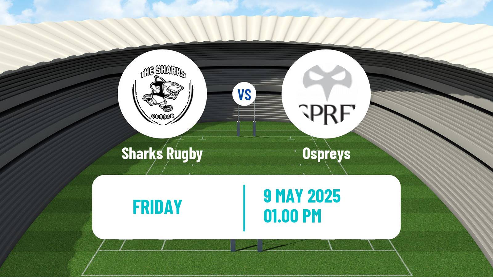 Rugby union United Rugby Championship Sharks - Ospreys