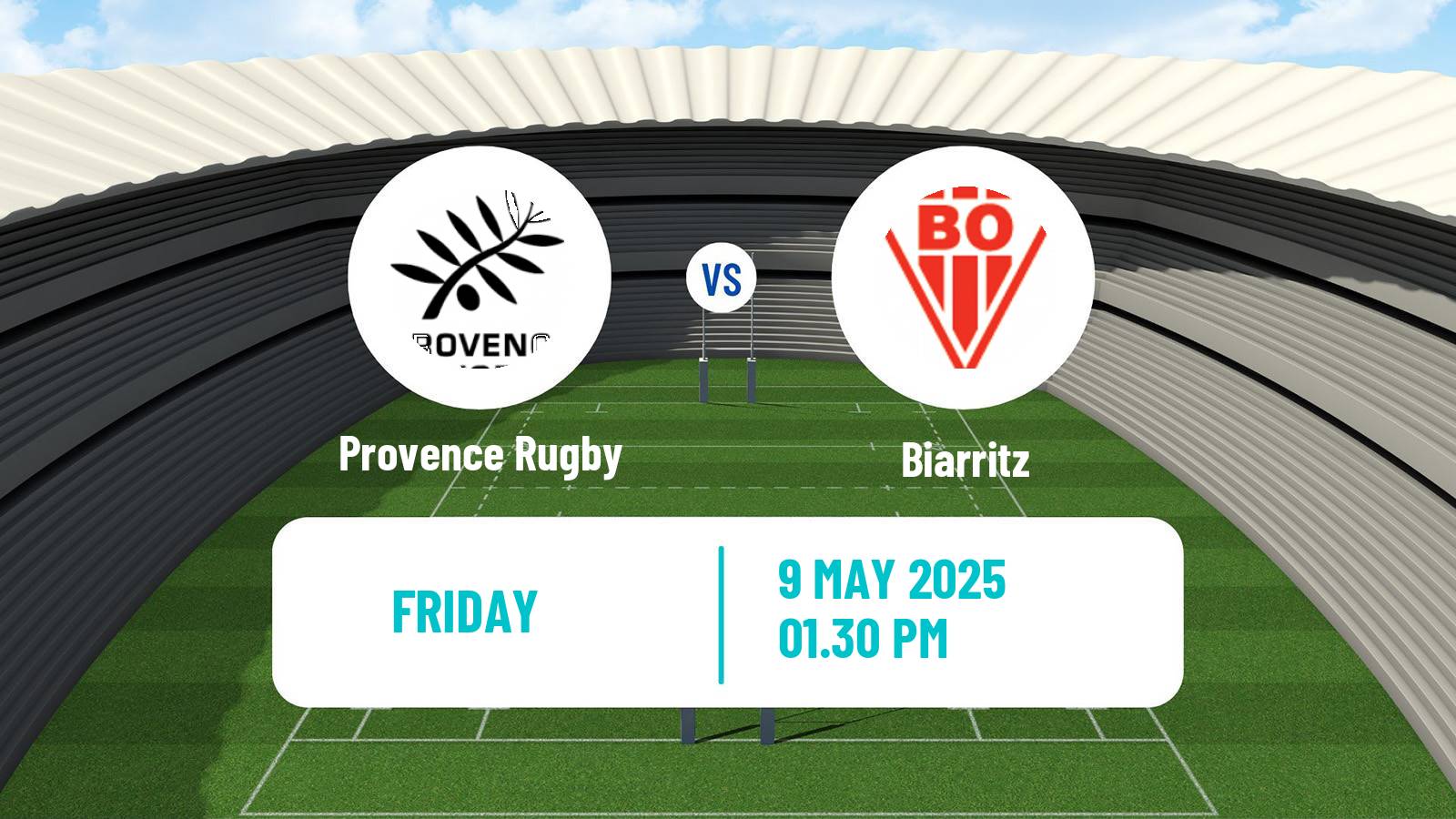 Rugby union French Pro D2 Provence Rugby - Biarritz