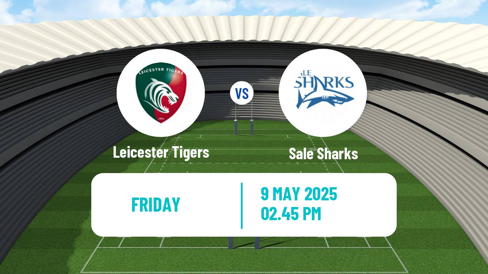 Rugby union English Premiership Rugby Leicester Tigers - Sale Sharks