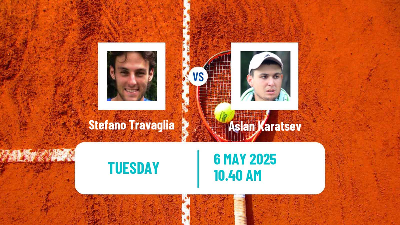 Tennis Francavilla Challenger Men Stefano Travaglia - Aslan Karatsev