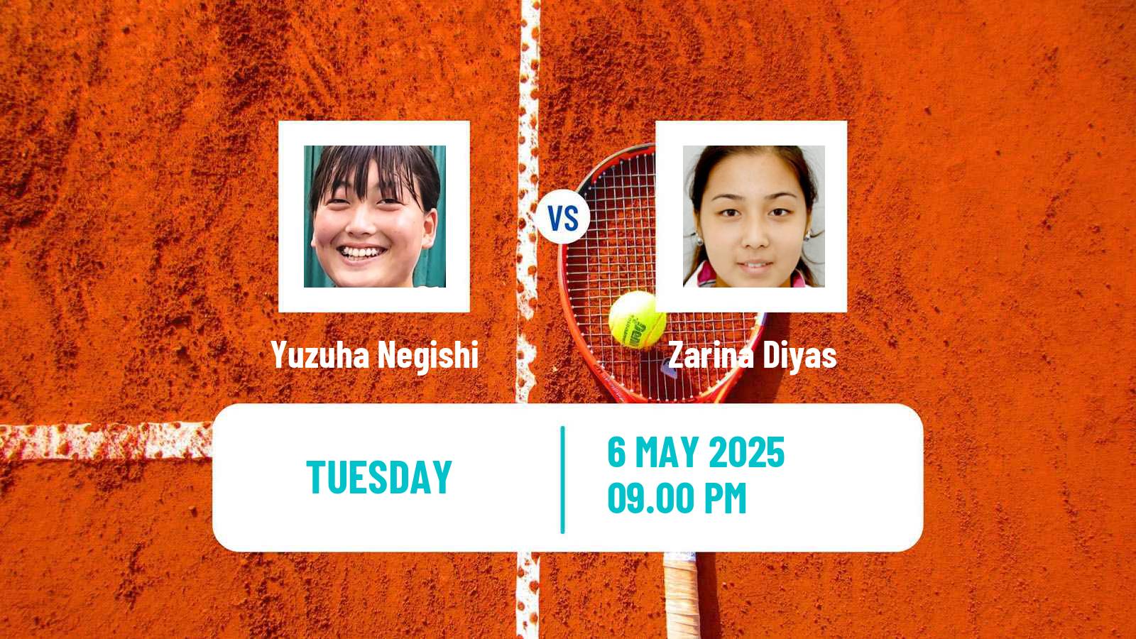 Tennis ITF W35 Fukuoka Women Yuzuha Negishi - Zarina Diyas