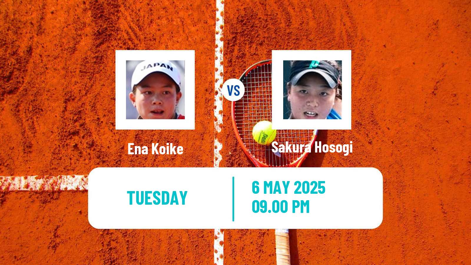 Tennis ITF W35 Goyang 2 Women Ena Koike - Sakura Hosogi