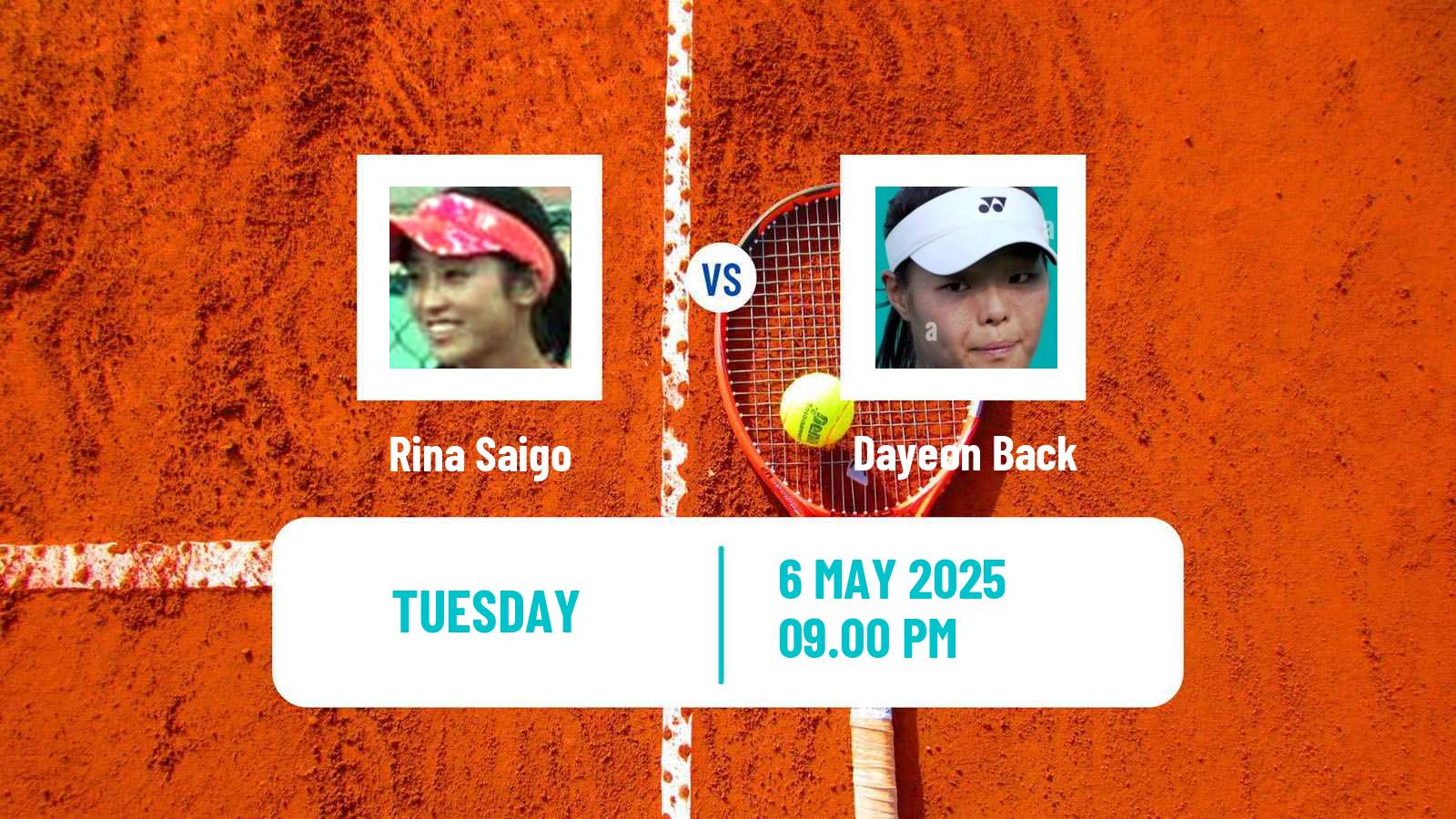Tennis ITF W35 Goyang 2 Women Rina Saigo - Dayeon Back