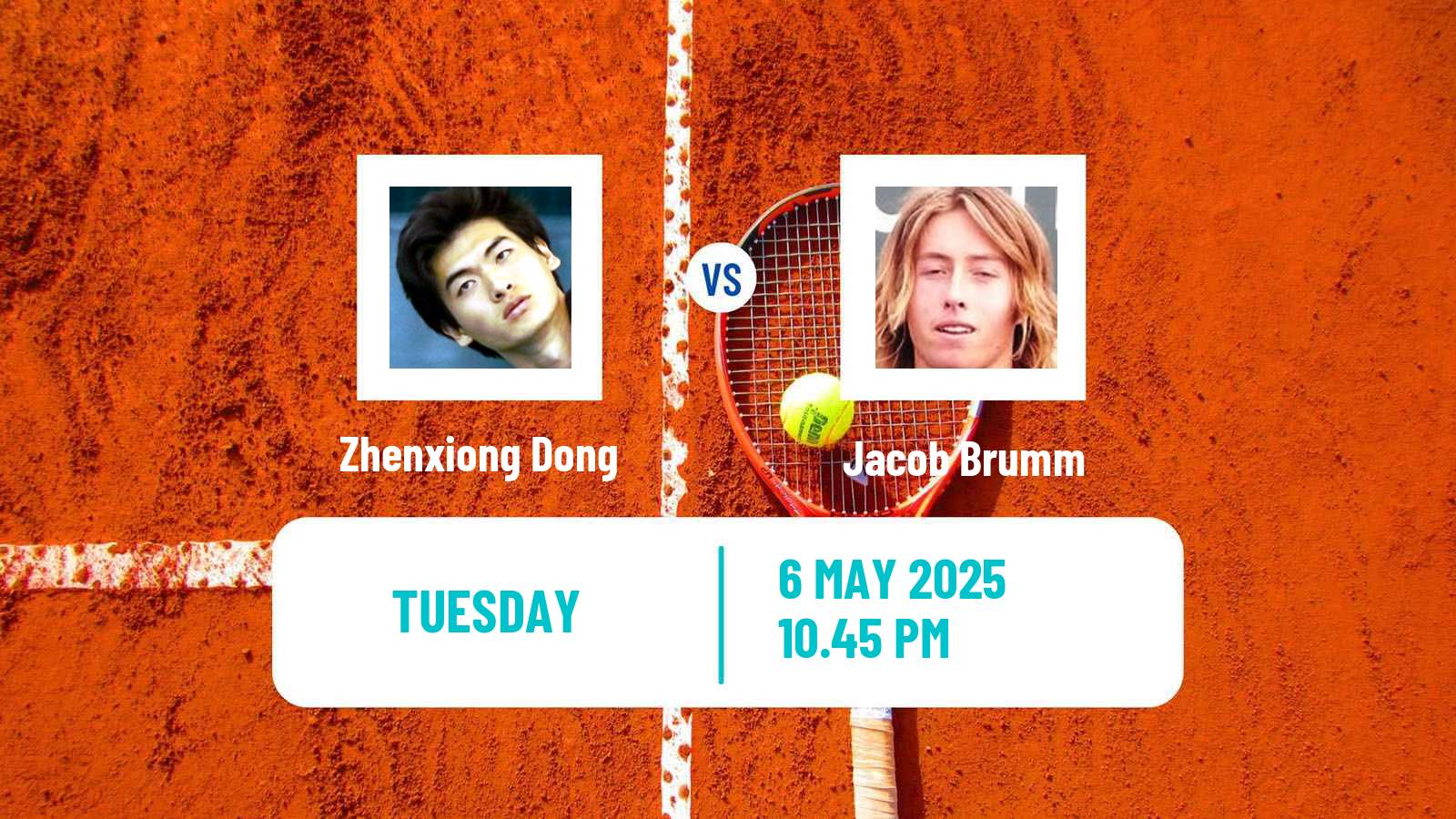 Tennis ITF M25 Baotou Men Zhenxiong Dong - Jacob Brumm