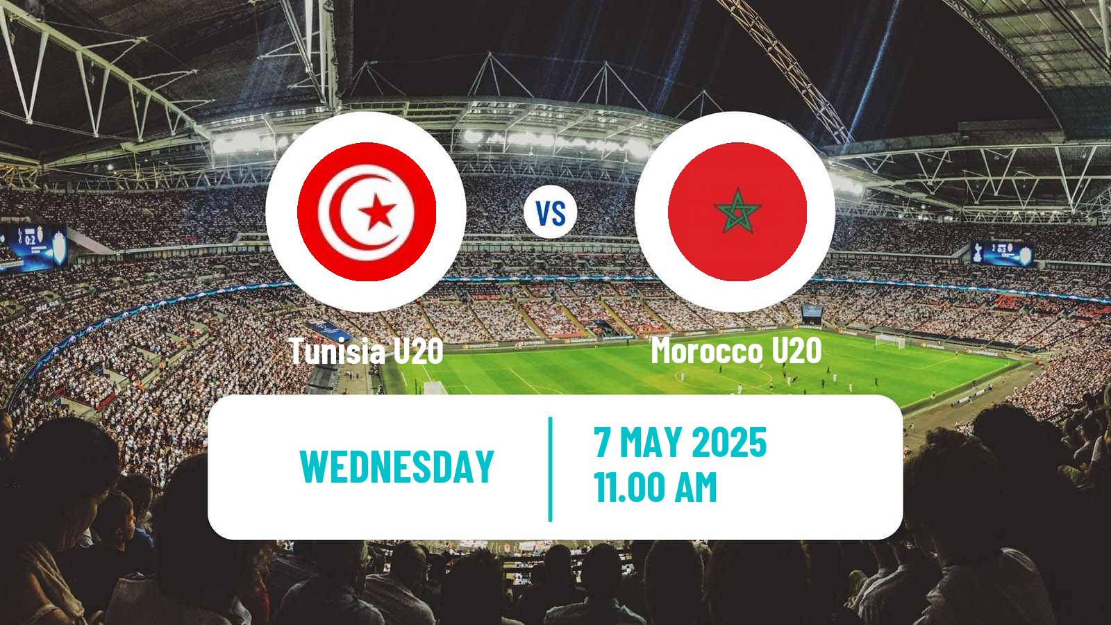 Soccer Africa Cup of Nations U20 Tunisia U20 - Morocco U20