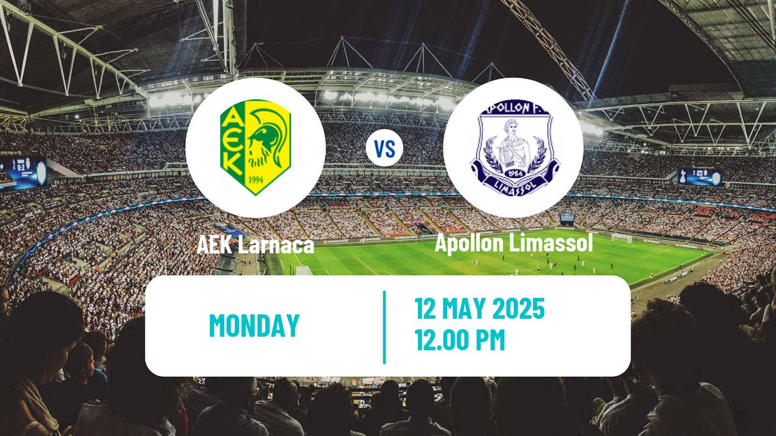 Soccer Cypriot First Division AEK Larnaca - Apollon Limassol