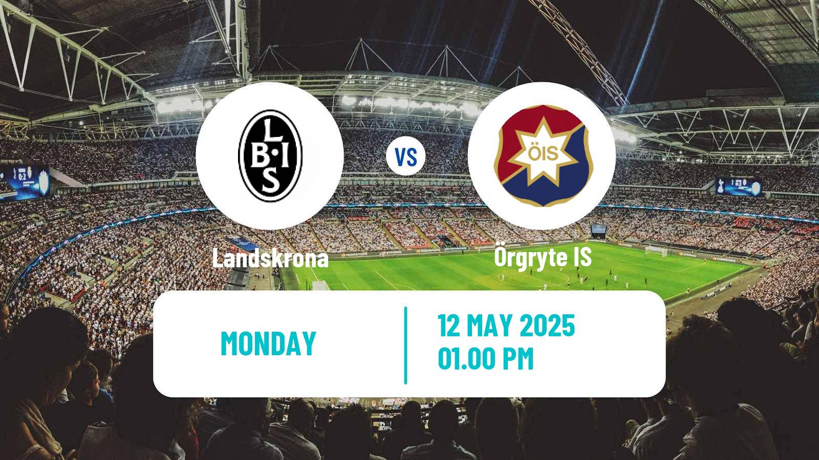 Soccer Swedish Superettan Landskrona - Örgryte
