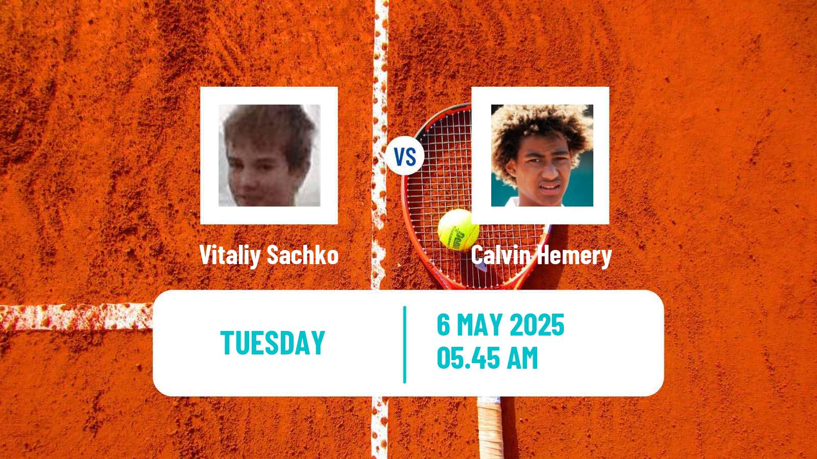 Tennis Prague Challenger Men Vitaliy Sachko - Calvin Hemery