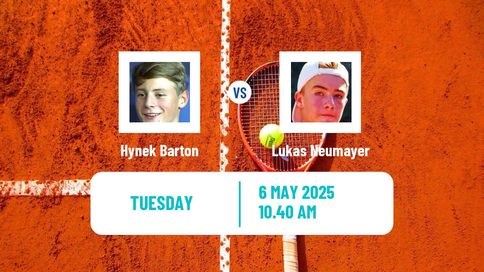 Tennis Prague Challenger Men Hynek Barton - Lukas Neumayer