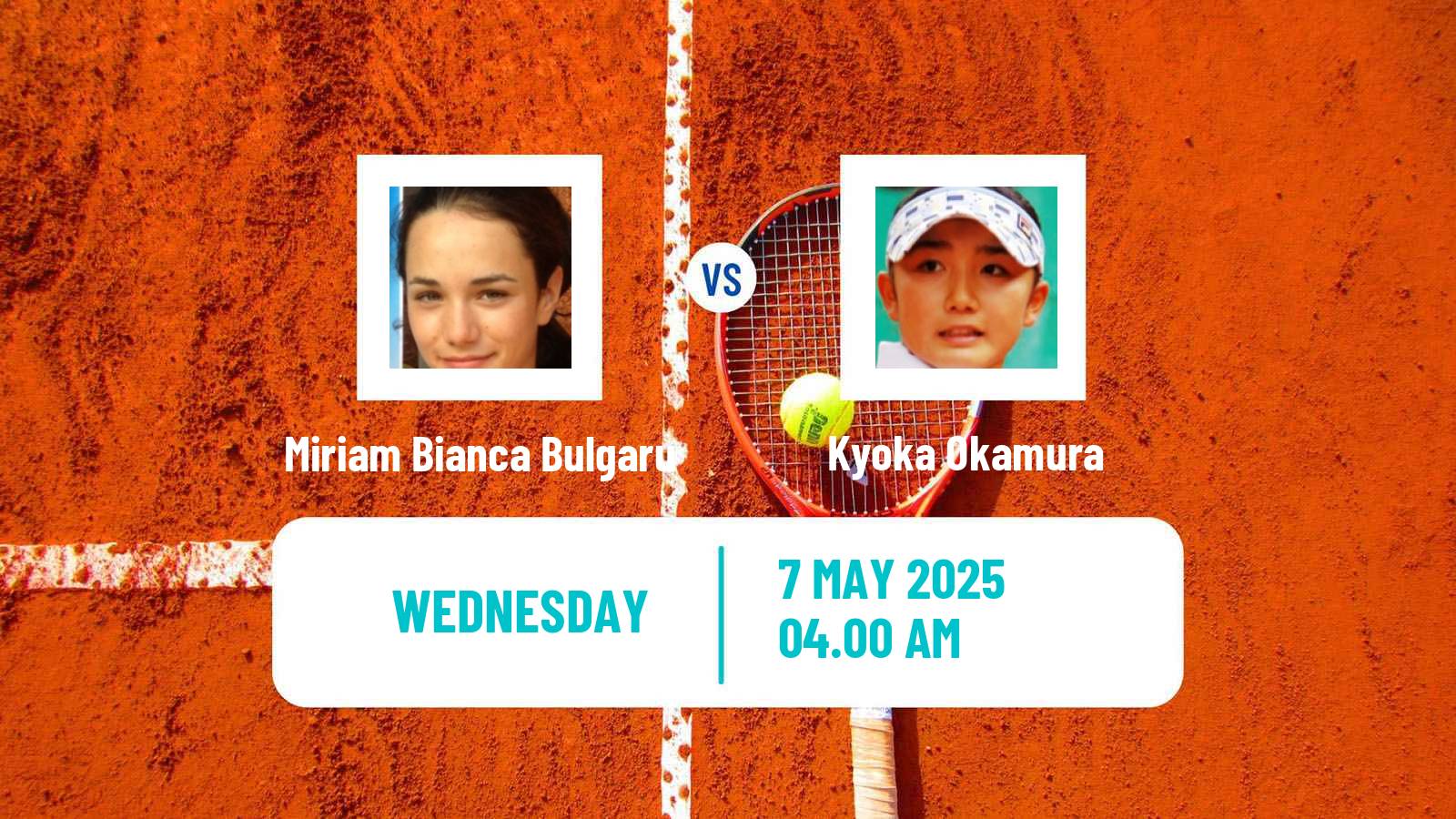 Tennis ITF W75 Prague 2 Women Miriam Bianca Bulgaru - Kyoka Okamura