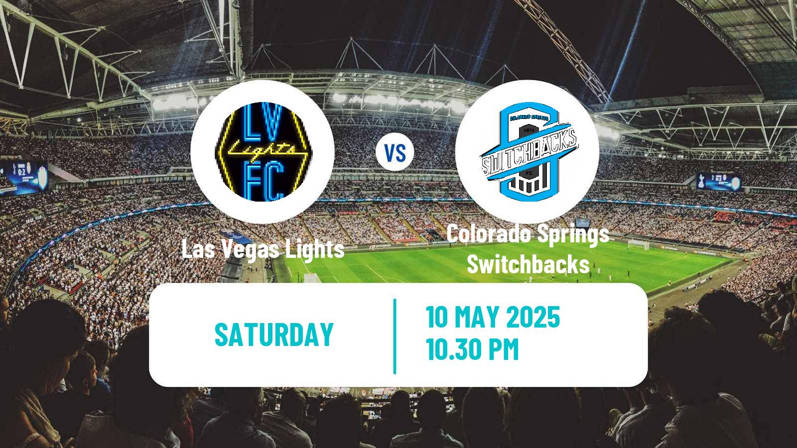Soccer USL Championship Las Vegas Lights - Colorado Springs Switchbacks