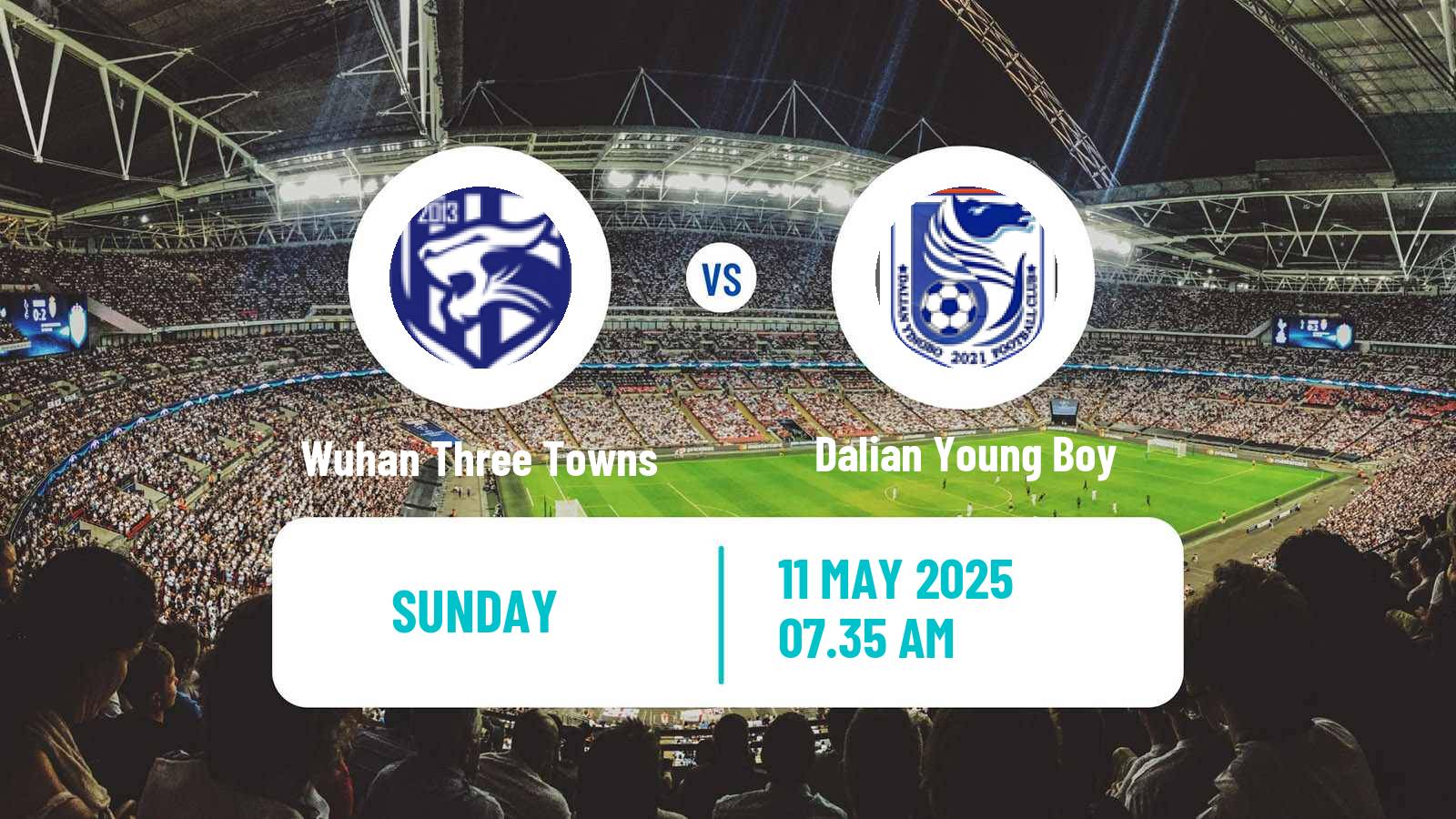 Soccer Chinese Super League Wuhan Three Towns - Dalian Young Boy