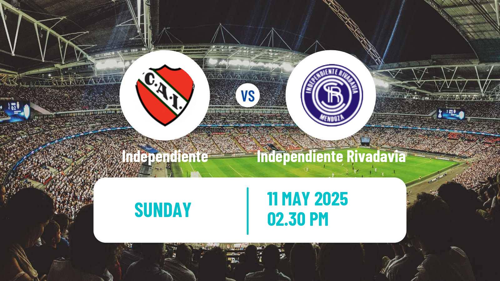 Soccer Argentinian Liga Profesional Independiente - Independiente Rivadavia
