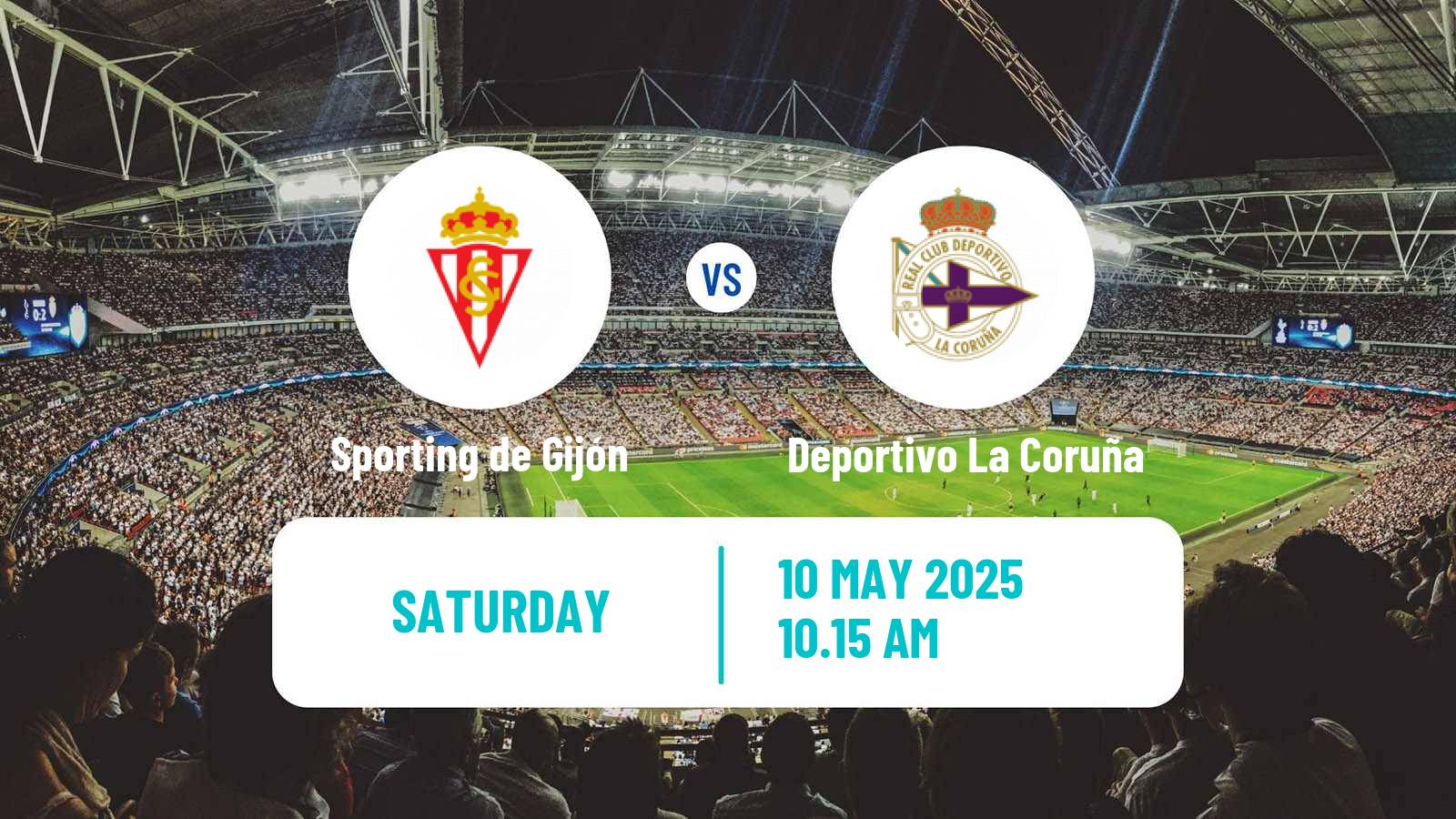 Soccer Spanish LaLiga2 Sporting de Gijón - Deportivo La Coruña