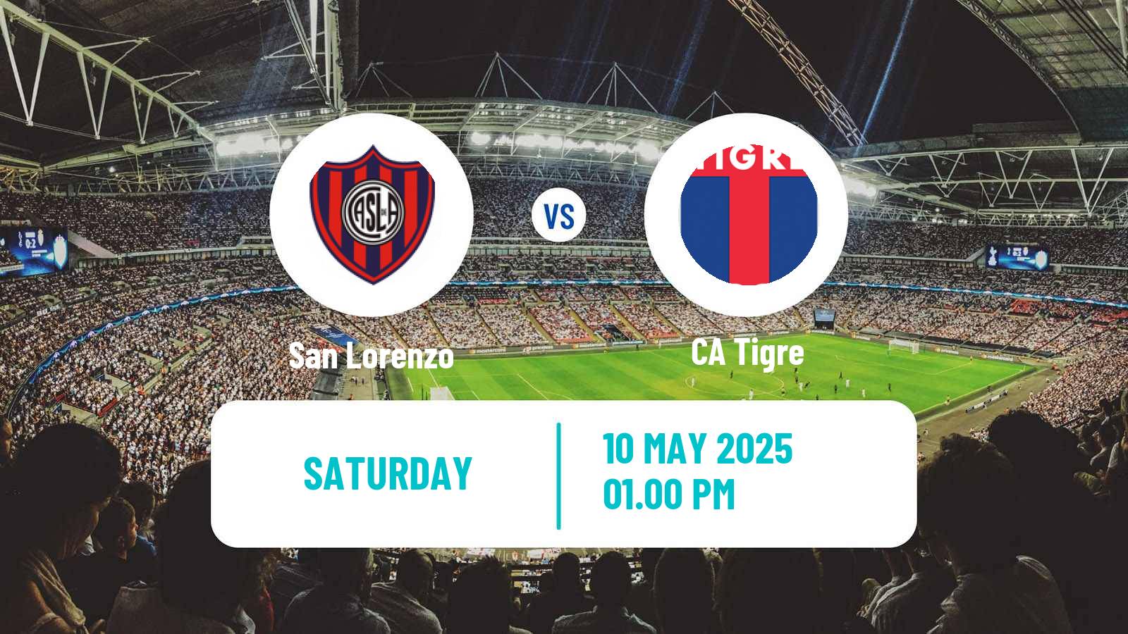 Soccer Argentinian Liga Profesional San Lorenzo - Tigre
