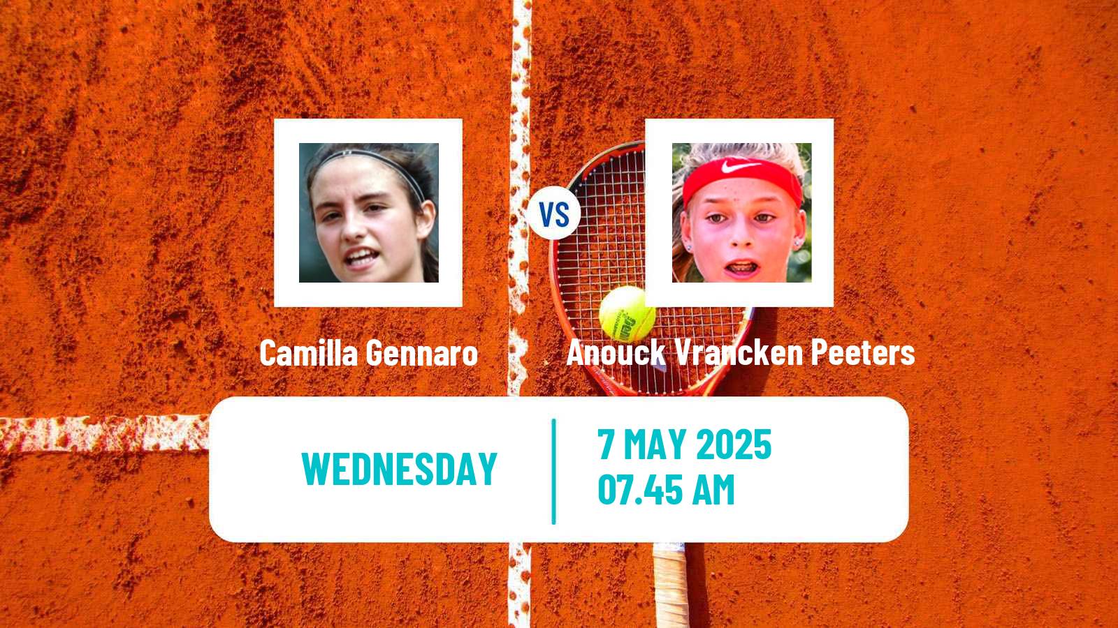Tennis ITF W35 Santa Margherita Di Pula 6 Women Camilla Gennaro - Anouck Vrancken Peeters