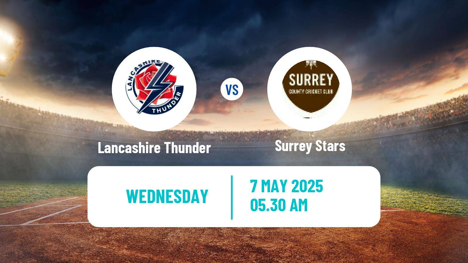 Cricket United Kingdom One Day Cup Women Lancashire Thunder - Surrey Stars